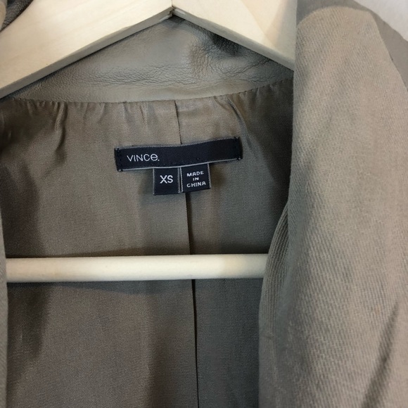 Vince Leather and Canvas Vest - Picture 2 of 7